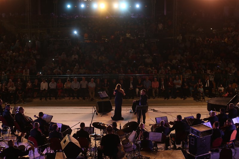 Tania Kassis at Qalaa International Festival in Cairo